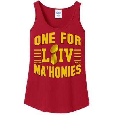 One For Ma'Homies LIV Champ Kansas City Football Ladies Essential Tank