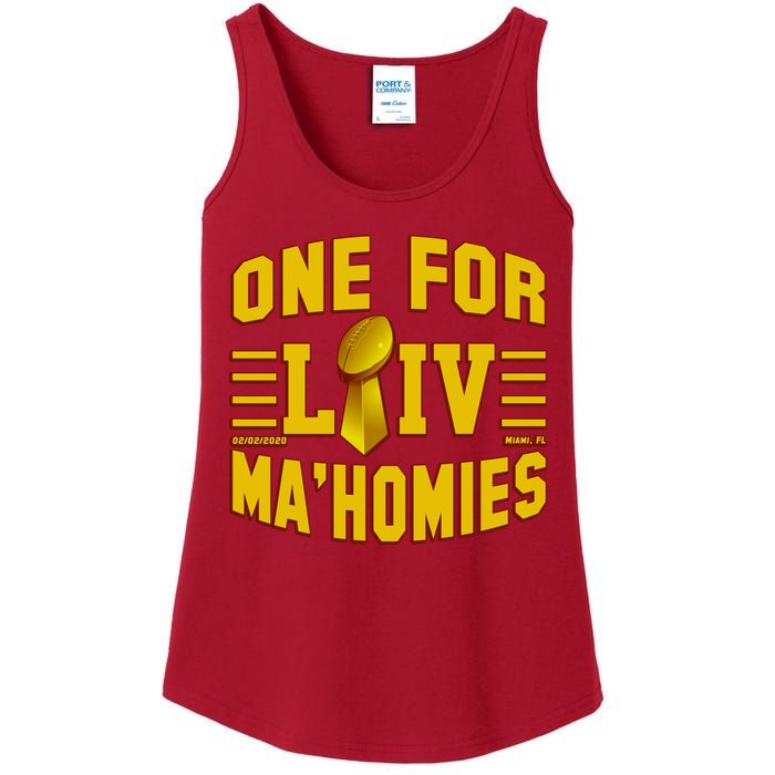 One For Ma'Homies LIV Champ Kansas City Football Ladies Essential Tank