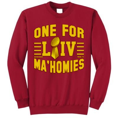 One For Ma'Homies LIV Champ Kansas City Football Tall Sweatshirt