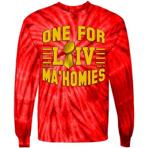 One For Ma'Homies LIV Champ Kansas City Football Tie-Dye Long Sleeve Shirt