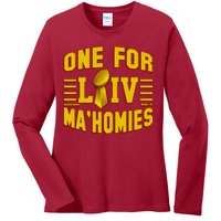 One For Ma'Homies LIV Champ Kansas City Football Ladies Long Sleeve Shirt