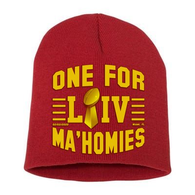 One For Ma'Homies LIV Champ Kansas City Football Short Acrylic Beanie