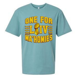 One For Ma'Homies LIV Champ Kansas City Football Sueded Cloud Jersey T-Shirt