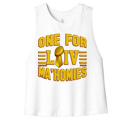 One For Ma'Homies LIV Champ Kansas City Football Women's Racerback Cropped Tank