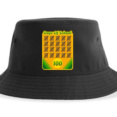 One Hundred Days Of School Crayons Sustainable Bucket Hat