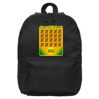 One Hundred Days Of School Crayons 16 in Basic Backpack