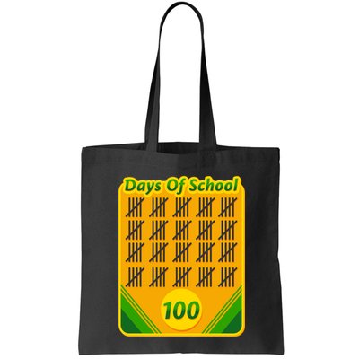 One Hundred Days Of School Crayons Bag