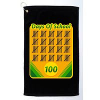 One Hundred Days Of School Crayons Golf Towel