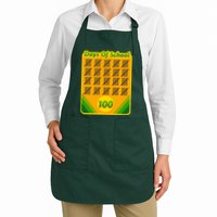 One Hundred Days Of School Crayons Apron