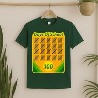 One Hundred Days Of School Crayons T-Shirt