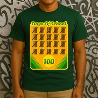 One Hundred Days Of School Crayons T-Shirt
