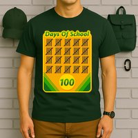One Hundred Days Of School Crayons T-Shirt