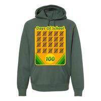 One Hundred Days Of School Crayons Premium Hoodie