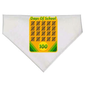 One Hundred Days Of School Crayons USA-Made Doggie Bandana