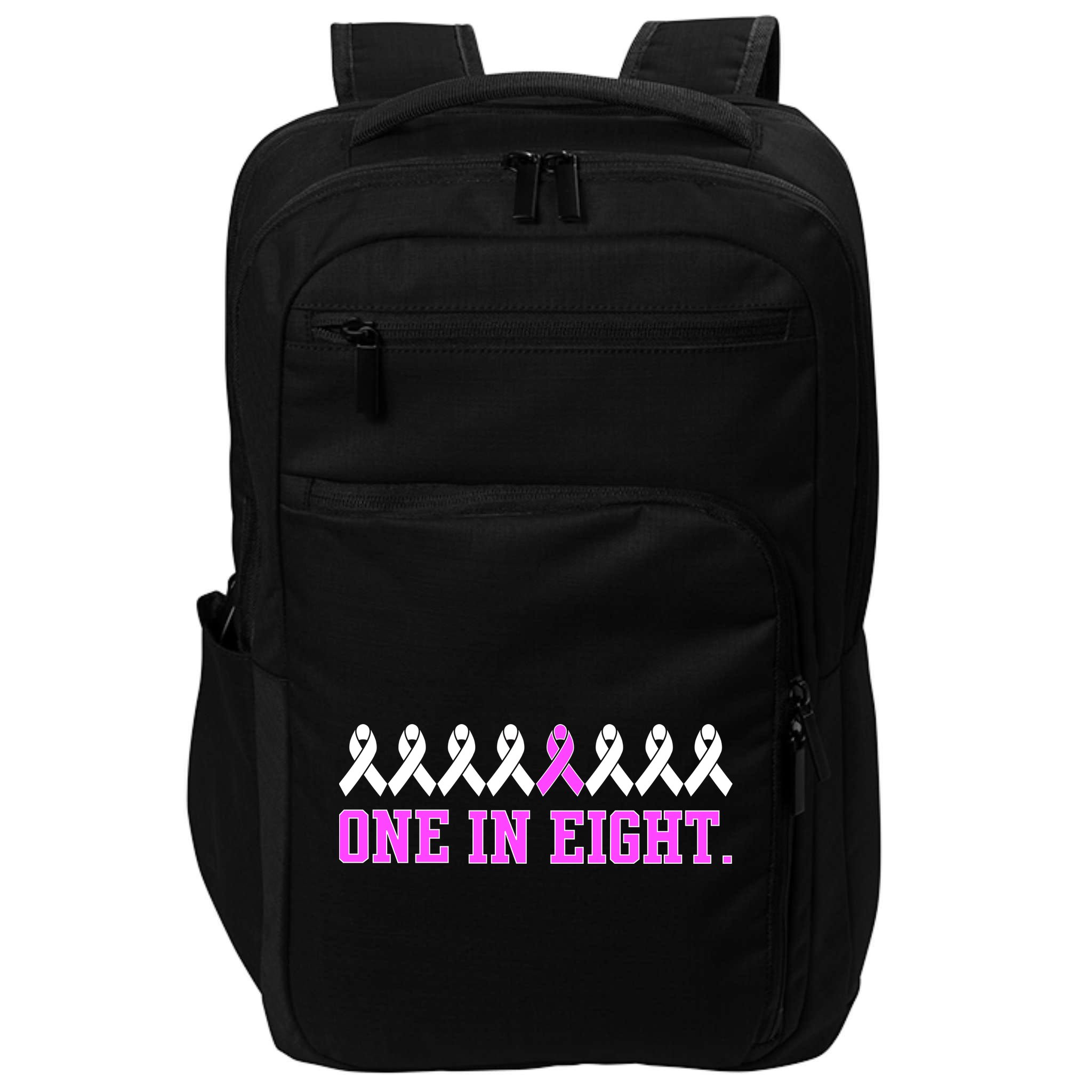 One In Eight Breast Cancer Awareness Impact Tech Backpack
