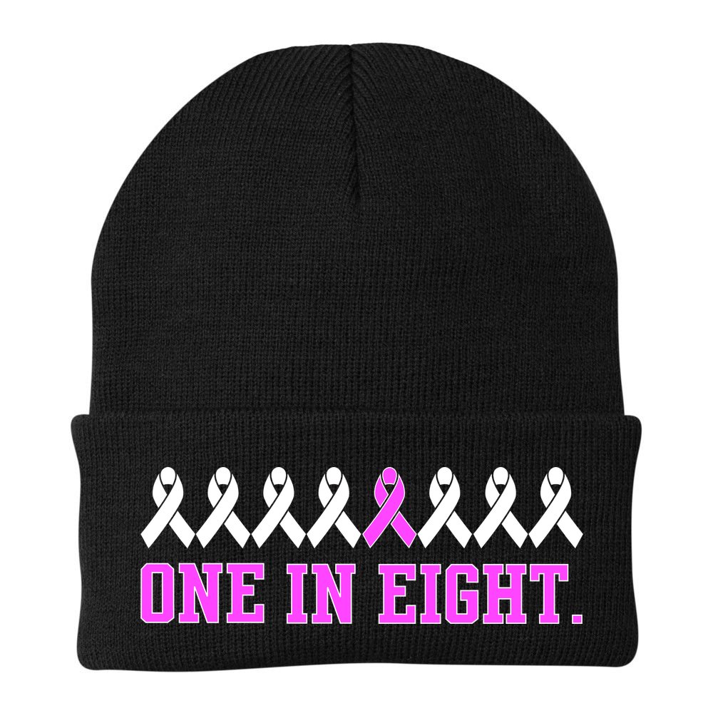 One In Eight Breast Cancer Awareness Beanie