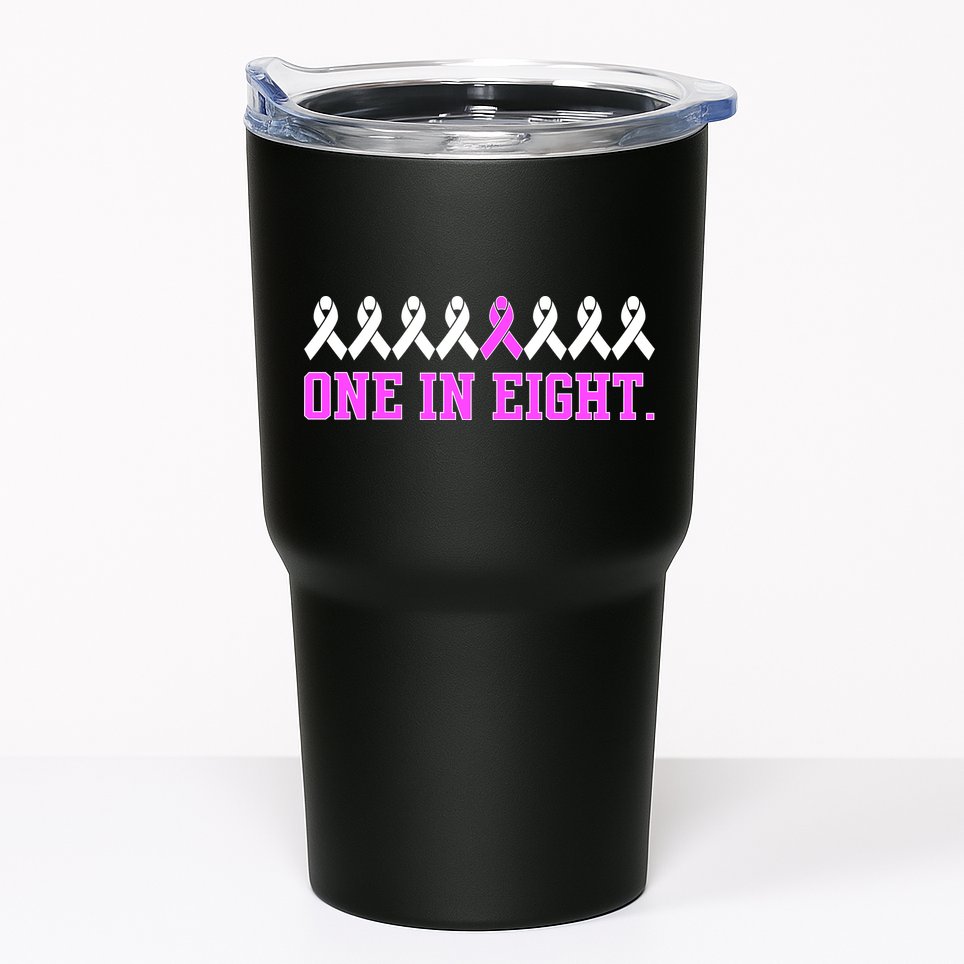 One In Eight Breast Cancer Awareness Tumbler