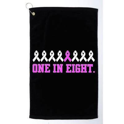 One In Eight Breast Cancer Awareness Golf Towel