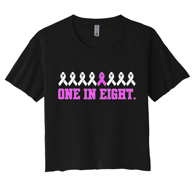 One In Eight Breast Cancer Awareness Crop Top