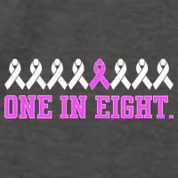 One In Eight Breast Cancer Awareness Vector Backpack