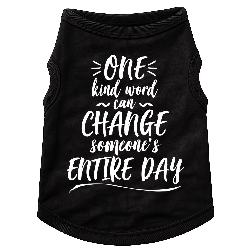 One Kind Word Anti Bullying Doggie Tank