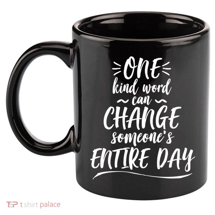 One Kind Word Anti Bullying 11oz C Handle Ceramic Mug