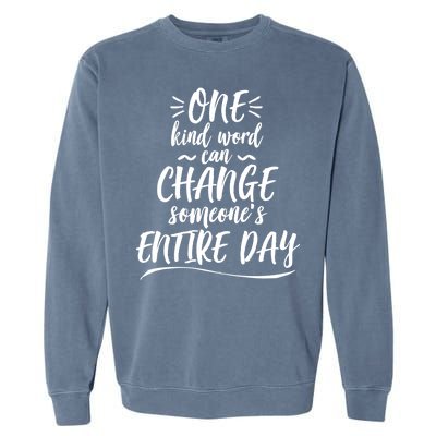 One Kind Word Anti Bullying Garment-Dyed Sweatshirt