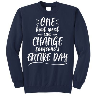 One Kind Word Anti Bullying Tall Sweatshirt