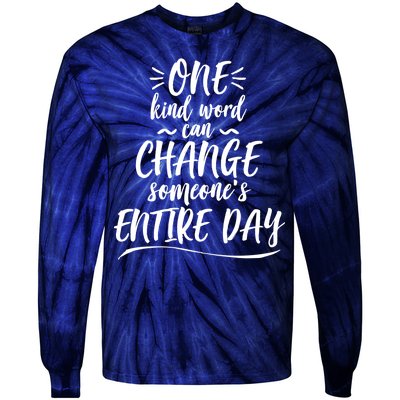 One Kind Word Anti Bullying Tie-Dye Long Sleeve Shirt