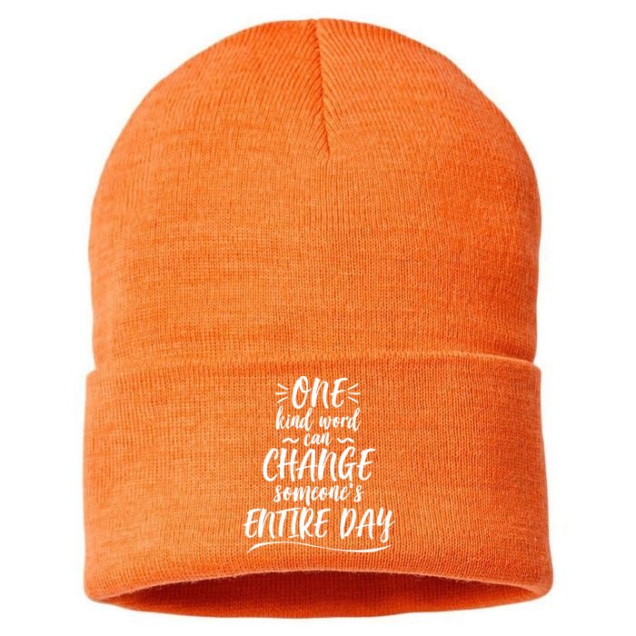 One Kind Word Anti Bullying Sustainable Knit Beanie