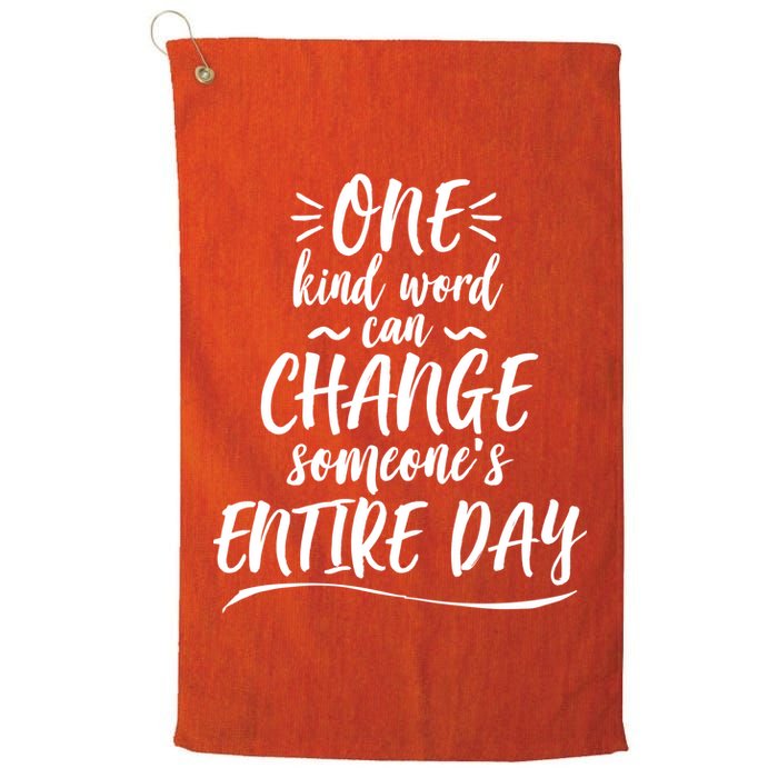 One Kind Word Anti Bullying Golf Towel