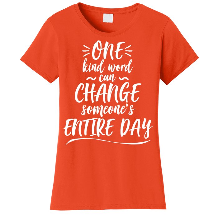 One Kind Word Anti Bullying Women's T-Shirt