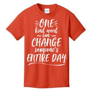 One Kind Word Anti Bullying Kids T-Shirt