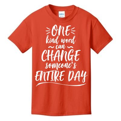 One Kind Word Anti Bullying Kids T-Shirt