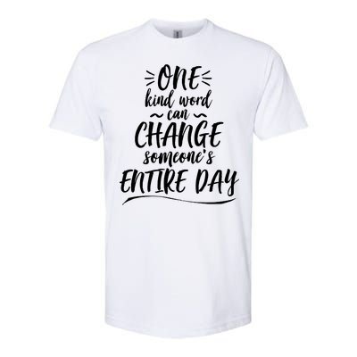 One Kind Word Anti Bullying Softstyle CVC T-Shirt