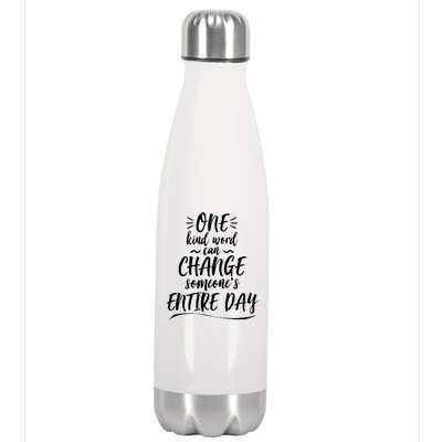 One Kind Word Anti Bullying Stainless Steel Insulated Water Bottle