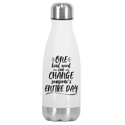 One Kind Word Anti Bullying Stainless Steel Insulated Water Bottle