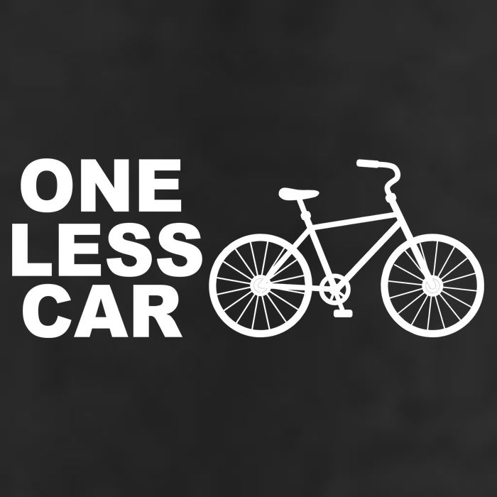 One Less Car Funny Cycling 11oz C Handle Ceramic Mug