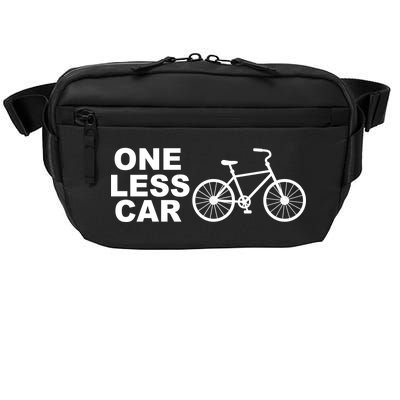 One Less Car Funny Cycling Crossbody Pack