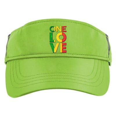 One Love African Colors Adult Drive Performance Visor