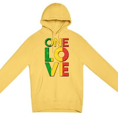 One Love African Colors Premium Pullover Hoodie