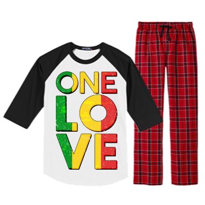 One Love African Colors Raglan Sleeve Pajama Set