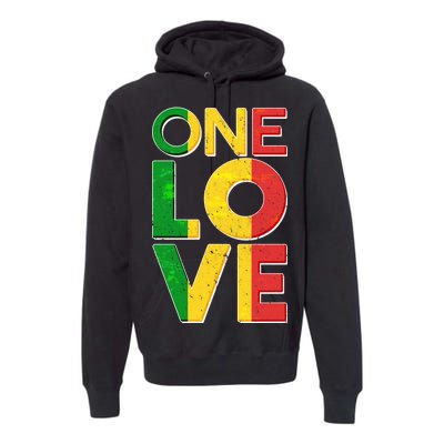 One Love African Colors Premium Hoodie