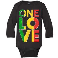 One Love African Colors Baby Long Sleeve Bodysuit