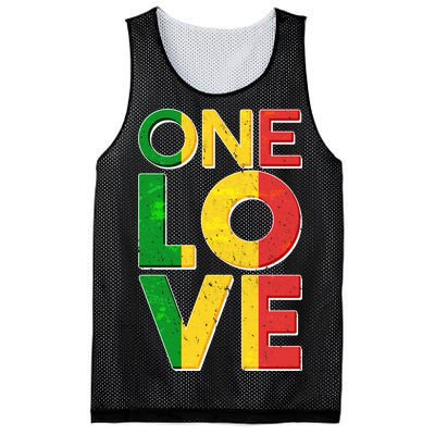 One Love African Colors Mesh Reversible Basketball Jersey Tank