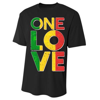 One Love African Colors Performance Sprint T-Shirt