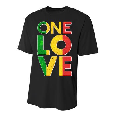 One Love African Colors Youth Performance Sprint T-Shirt