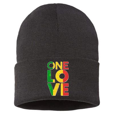 One Love African Colors Sustainable Knit Beanie