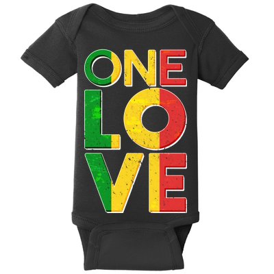 One Love African Colors Baby Bodysuit