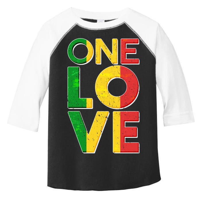 One Love African Colors Toddler Fine Jersey T-Shirt